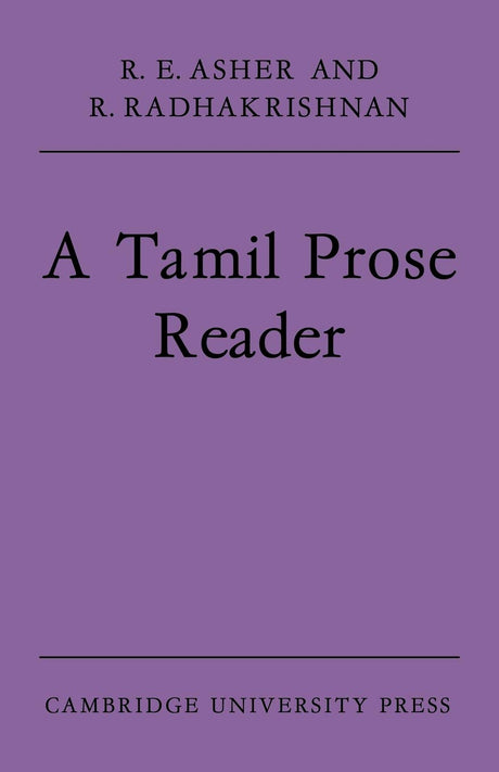 A Tamil Prose Reader - Retail Maharaj