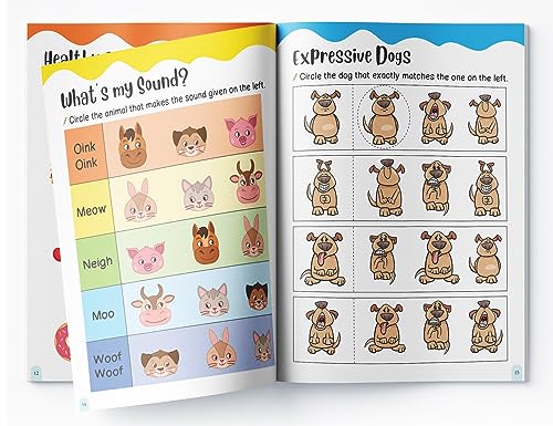 Preschool Activity Book: Brain Booster – Logical Reasoning Activity Book for Kids Ages 3–5 | Fun Puzzles, Patterns, Sorting, Matching & Thinking Skills | 3+ Hours of Brain-Boosting Fun - Retail Maharaj