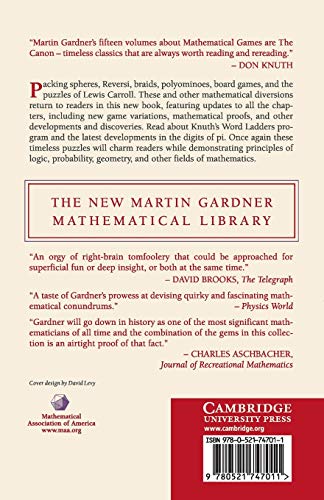 Sphere Packing, Lewis Carroll, and Reversi: Martin Gardner's New Mathematical Diversions: 3 (The New Martin Gardner Mathematical Library) - Retail Maharaj