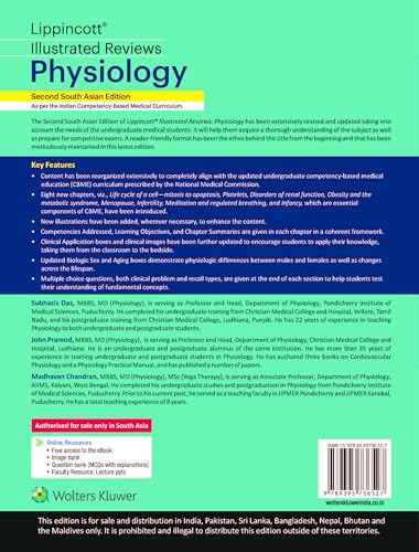 Lippincott Illustrated Reviews Physiology, 2nd South Asian ed - Retail Maharaj