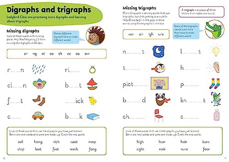 Phonics Practice: A Learn with Ladybird Activity Book (5-7 years): Ideal for home learning (KS1) - Retail Maharaj