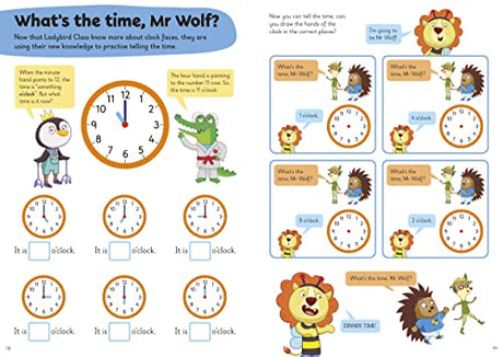 Tell the Time: A Learn with Ladybird Activity Book 5-7 years: Ideal for home learning (KS1) - Retail Maharaj
