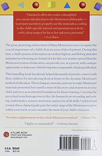 Teaching Montessori in the Home: Pre-School Years: The Pre-School Years - Retail Maharaj