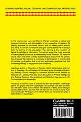 Situated Learning: Legitimate Peripheral Participation (Learning in Doing: Social, Cognitive and Computational Perspectives) - Retail Maharaj