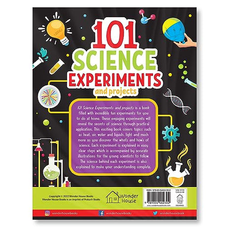 101 Science Experiments and Projects for Children | Hands-On Activities to Learn STEM Concepts | Ages 6–12 | Fun with Physics, Chemistry & Nature - Retail Maharaj