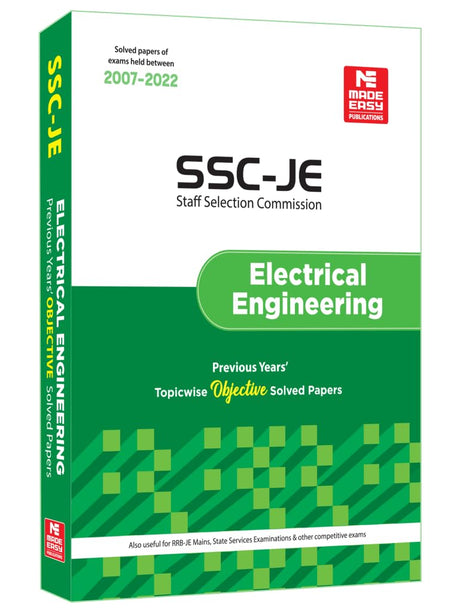 SSC : JE Electrical Engineering (2023)- Previous Year Objective Solved Papers- 1 - Retail Maharaj