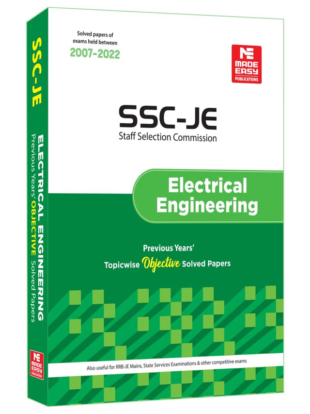 SSC : JE Electrical Engineering (2023)- Previous Year Objective Solved Papers- 1 - Retail Maharaj