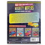 Make Your Own Paper Figure – Mighty Movers (Activity Book for Kids) Cut, Fold & Assemble Your Own Vehicles | Boosts Fine Motor Skills & Creativity | Ages 5–8 | 2+ Hours of Craft Fun - Retail Maharaj
