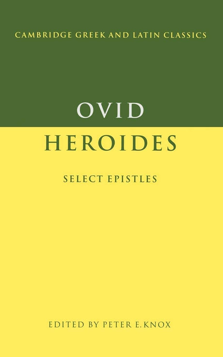 Ovid: Heroides : Select Epistles - Retail Maharaj