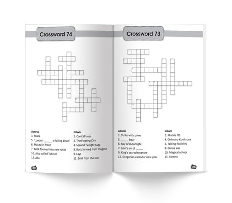 Crossword Puzzles Book 2: Ideal Retreat for Thinking Minds | Build Vocabulary & Critical Thinking | Ages 7–12 | 50+ Fun Brain Teasers for Kids - Retail Maharaj