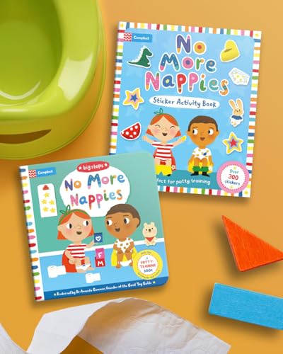 No More Nappies Sticker Activity Book:Perfect for potty training, with over 300 stickers! - Retail Maharaj