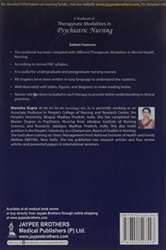 A TEXTBOOK OF THERAPEUTIC MODALITIES IN PSYCHIATRIC NURSING - Retail Maharaj