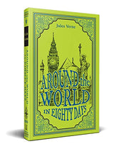 Around the World in Eighty Days, Jules Verne Classic Novel, (Phileas Fogg, Adventure, Travel Tale), Ribbon Page Marker, Perfect for Gifting - Retail Maharaj
