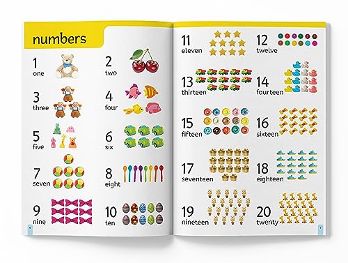 My First 1000 Words: Early Learning Picture Book to learn Alphabet, Numbers, Shapes and Colours, Transport, Birds and Animals, Professions, Opposite Words, Action Words, Parts of the body and Objects Around Us. - Retail Maharaj
