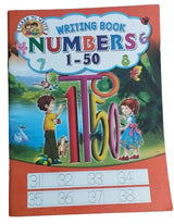NUMBER WRITING BOOK 1 TO 50 AND 1 TO 100 FOR PREPRIMARY SCHOOL CHILDREN - Retail Maharaj