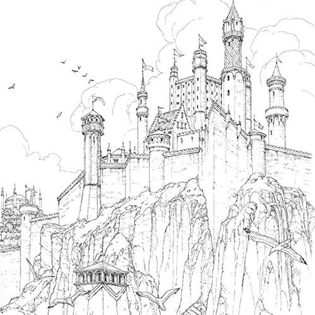 The Official A Game of Thrones - Colouring Book - Retail Maharaj