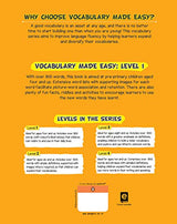 Vocabulary Made Easy Level 1: fun, interactive English vocab builder, activity & practice book with pictures for kids 4+, collection of 800+ everyday words| fun facts, riddles for children, grade 1 - Retail Maharaj