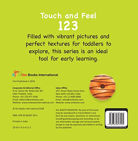 123 Touch and Feel Board Book for Children: Fun and Interactive Way to Learn Numbers with Sensory Play | Builds Number Recognition and Counting Skills | Number Concepts with Repetition - Retail Maharaj