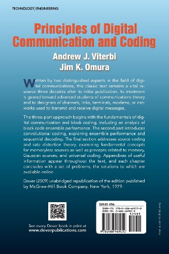 Principles of Digital Communication and Coding (Dover Books on Electrical Engineering) - Retail Maharaj