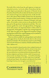 Aeschylus: Prometheus Bound (Cambridge Greek and Latin Classics) - Retail Maharaj