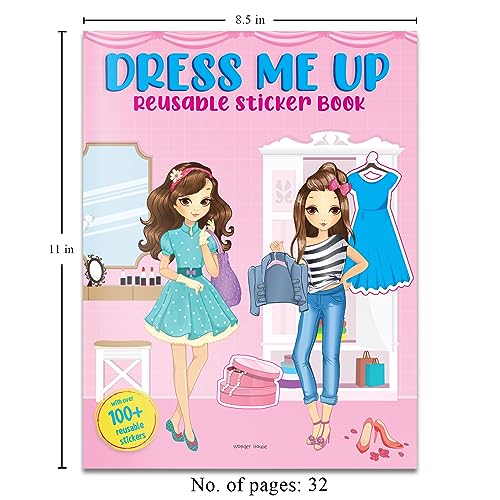 Dress Me Up Reusable Sticker Book For Children - Retail Maharaj