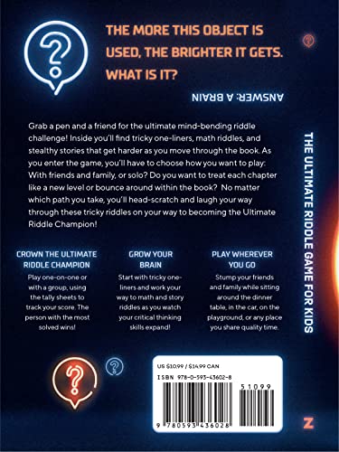 The Ultimate Riddle Game for Kids: A Mind-Bending Book to Test Your Logic - Retail Maharaj