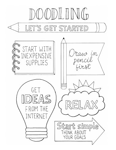 Doodle Days: Over 100 Creative Ideas for Doodling, Drawing, and Journaling - Retail Maharaj