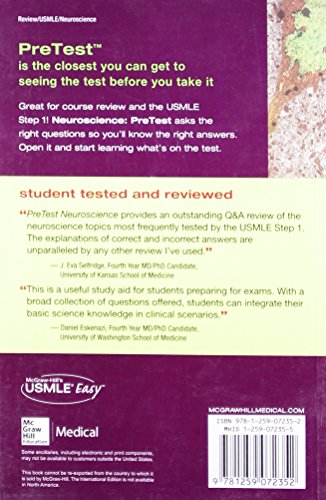 Neuroscience Pretest Self-Assessment And Review - Retail Maharaj