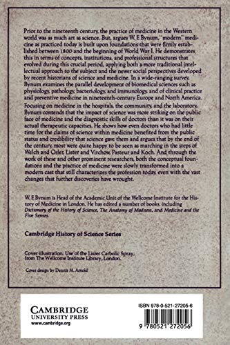 Science and the Practice of Medicine in the Nineteenth Century (Cambridge Studies in the History of Science) - Retail Maharaj