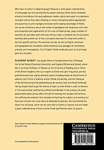 An Introduction to the Composition and Analysis of Greek Prose - Retail Maharaj