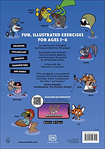 Mrs Wordsmith Year 1 English Gargantuan Workbook, Ages 5-6 (Key Stage 1): Phonics, Vocabulary, Handwriting, Grammar, And More! - Retail Maharaj