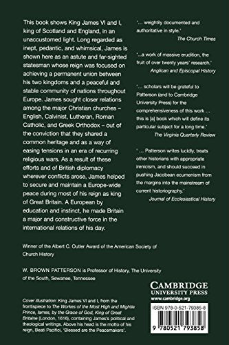 King James VI and I and the Reunion of Christendom (Cambridge Studies in Early Modern British History) - Retail Maharaj