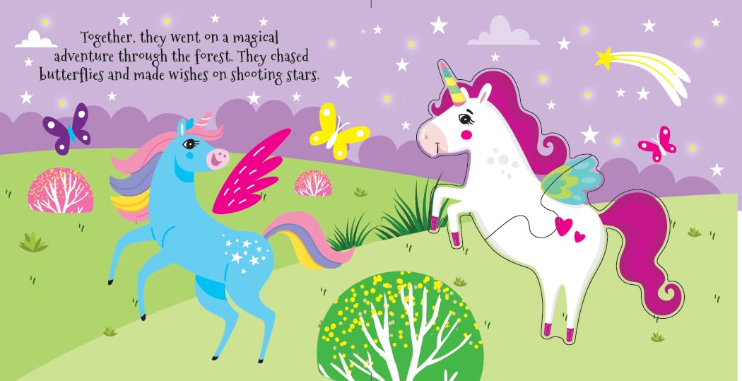 Booktopus Square Puzzle Board Book - Unicorn Friends Learning Puzzle with Easy Grip Pieces - Educational Toys for Kids 4+ Years - Motor Skil: Puzzle Book - Retail Maharaj