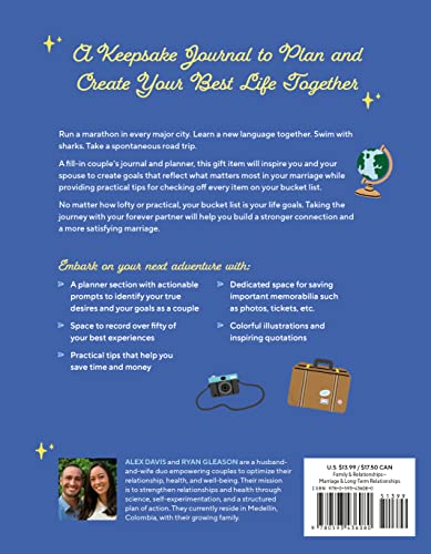 Ultimate Bucket List for Married Couples: A Couples Journal for Planning Your Best Experiences Together - Retail Maharaj