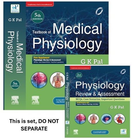 TEXTBOOK OF MEDICAL PHYSIOLOGY WITH ACCESS CODE 5ED WITH REVIEW AND ASSESSMENT MCQ CASE SCENARIOS IMPORTANT QUESTIONS 2ED (PB 2026) - Retail Maharaj