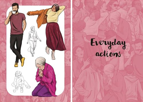 10 Step Drawing Figures: Draw over 50 Poses in 10 Easy Steps - Retail Maharaj