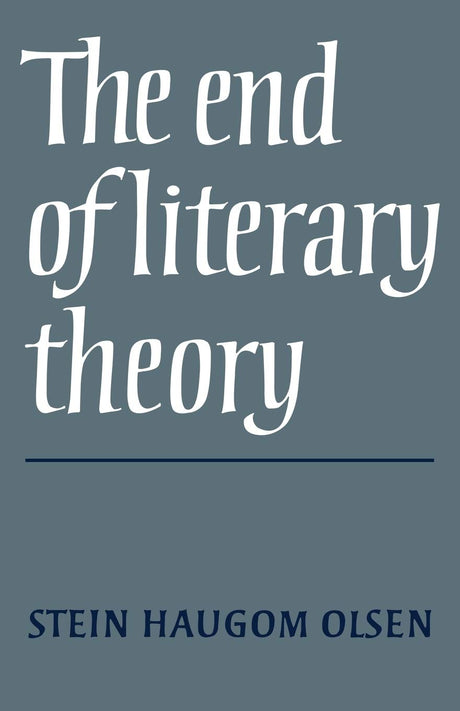 The End of Literary Theory - Retail Maharaj