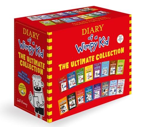 Diary of a Wimpy Kid Boxset: The Ultimate Collection 16 Books Boxset (Books 1-16) | #1 International Bestselling Series | 250+ Million Copy Bestseller | Ages 8+ Years - Retail Maharaj