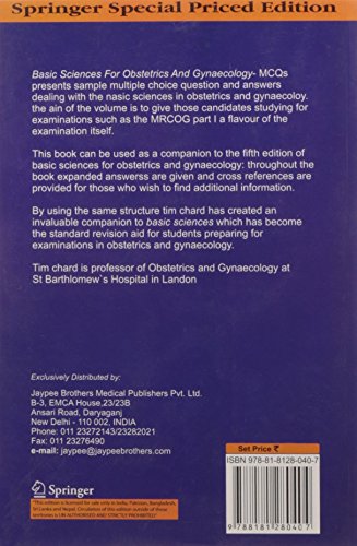 BASIC SCIENCES FOR OBSTETRICS AND GYNAECOLOGY MCQS (2VOLS) - Retail Maharaj