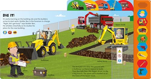 Digger Hullabaloo! Ladybird Big Noisy Book: A Ladybird Noisy Book - Retail Maharaj