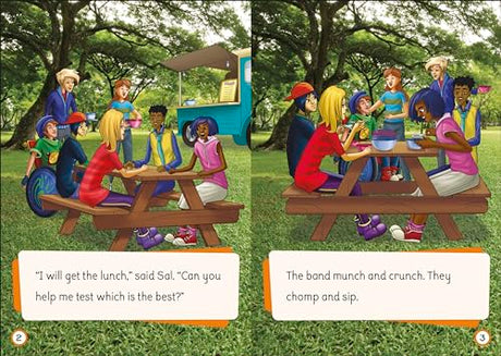 Phonic Books Moon Dogs Extras Set 2: Adjacent consonants and consonant digraphs (Phonic Books Catch Up Readers) - Retail Maharaj