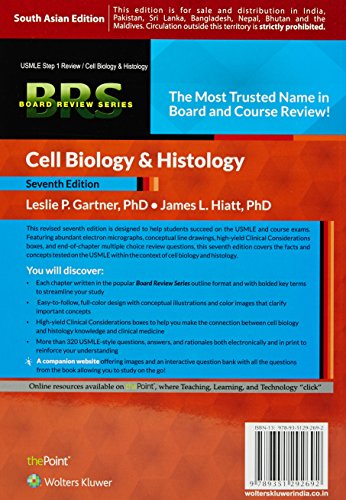 BRS Cell Biology and Histology, 7ed - Retail Maharaj