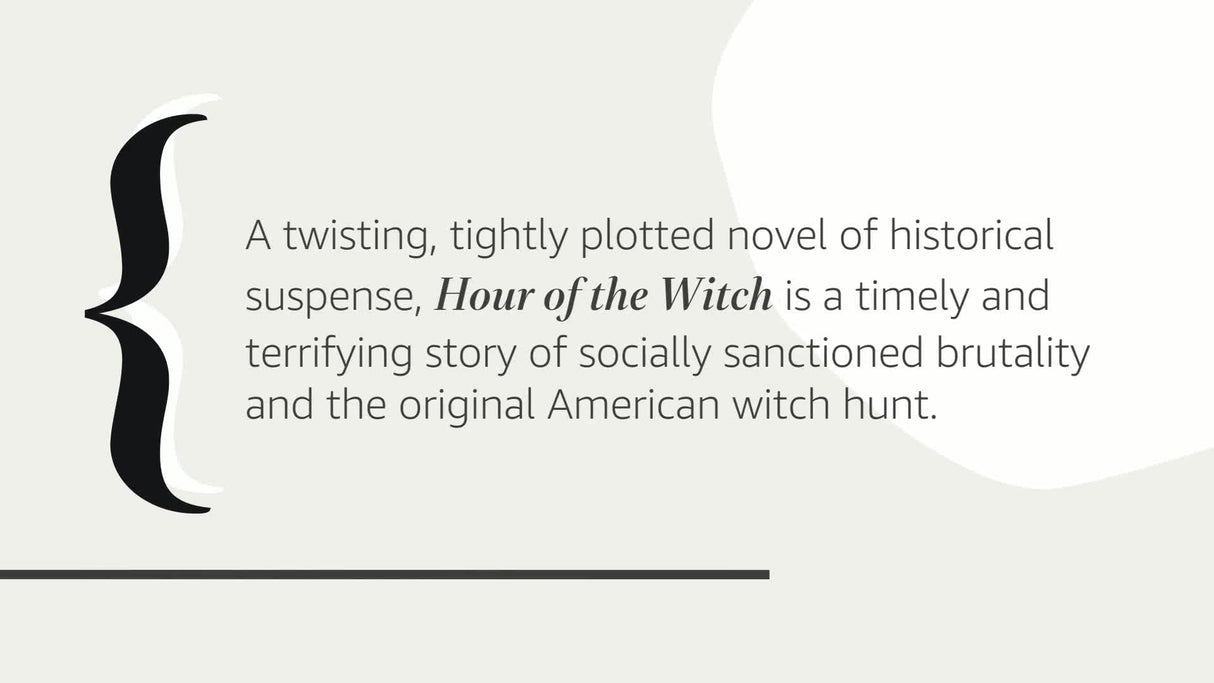 Hour of the Witch: A Novel - Retail Maharaj
