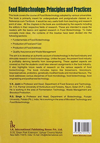 Food Biotechnology: Principles and Practices - Retail Maharaj