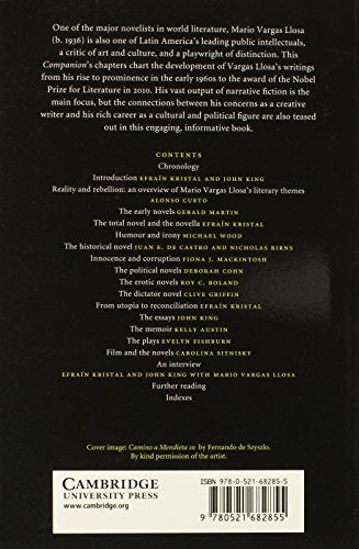 The Cambridge Companion to Mario Vargas Llosa - Retail Maharaj