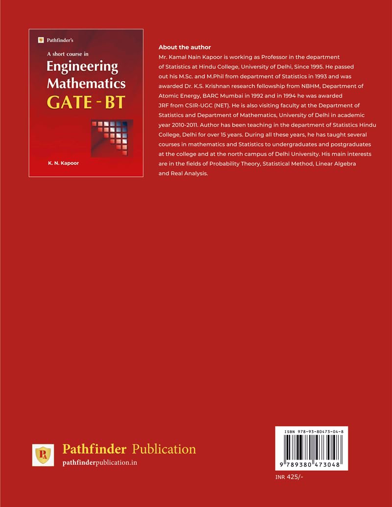 A short course in Engineering Mathematics - Retail Maharaj