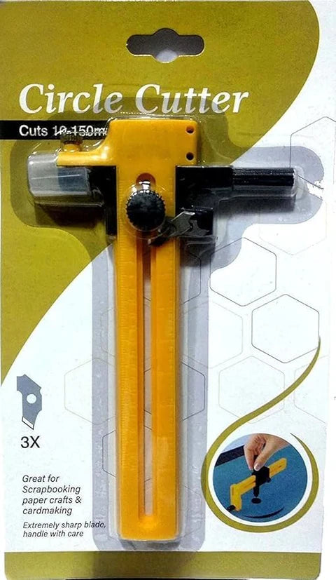 Circle Cutter Paper Trimmer – Adjustable Precision Cutter for Scrapbooking, Card Making, and Crafts - Retail Maharaj
