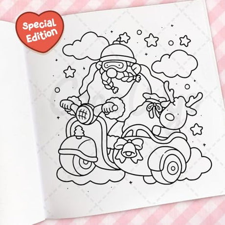 Cozy Christmas: The Cute and Relaxing Festive Colouring Book for Kids and Adults (Coco Wyo) - Retail Maharaj