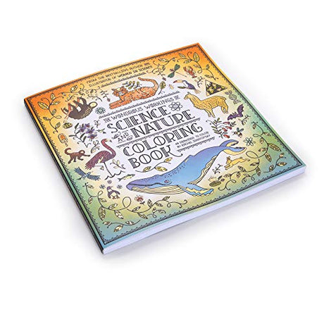 The Wondrous Workings of Science and Nature Coloring Book: 40 Line Drawings to Color - Retail Maharaj