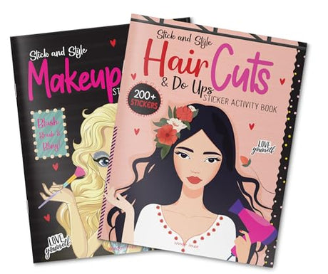 Stick and Style - Hair cuts & Do ups (Sticker Activity Book) - Retail Maharaj